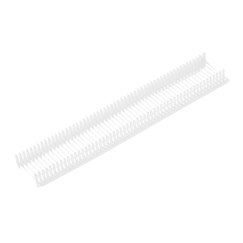 QUARKZMAN 1000pcs Grapas Estándar Para Pistola Etiquetado 12mm Púas Etiquetado Alfileres Etiqueta Plástico PP Para Pistola Etiquetado, Accesorios Para Pistola Etiquetas Ropa, Blanco
