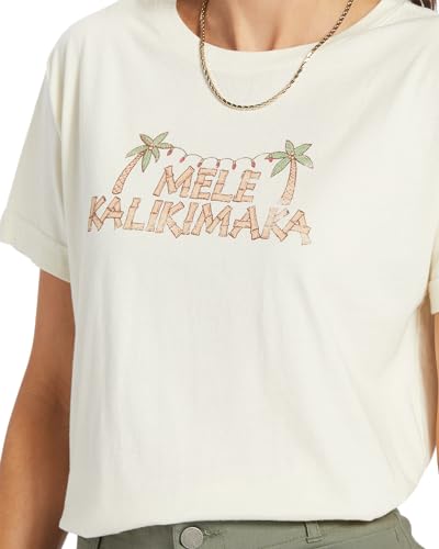 Image of Roxy Womens Boyfriend Crew T-Shirt, Casual Relaxed Fit Crew Neck Tee Short Sleeve Cotton Basic Shirt Everyday Comfort