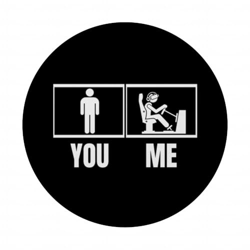 Proud SIM Racer Lustiges SIM Racing für Männer PopSockets Klebender PopGrip