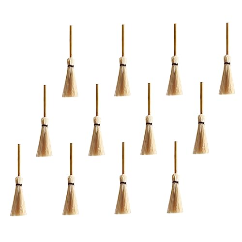 COLLBATH 20piezas De Mini Escoba Escoba De Casa Decorativa para Casa para Decoración De Habitaciones