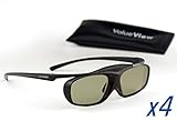 ValueView Epson-Compatible 3D Glasses. Rechargeable. Multi-Pack