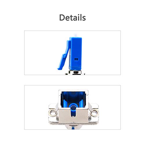 Adaptador óptico fibra híbrido LC macho a SC hembra miniatura 4