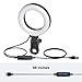 Meyin Ring Light Clip on Laptop Monitor, Webcam Light 10 Brightness Level Video Conference Lighting for Remote Working/Zoom Calls/Self Broadcasting/Live Streaming/Video Recording/TikTok
