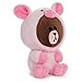 GUND LINE Friends Piggy Brown Bear Plush Stuffed Animal, 7
