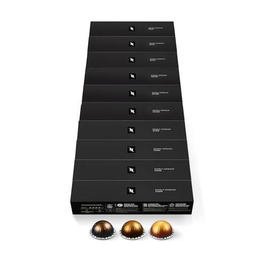 Pack de 100 cápsulas de café Double Espresso Nespresso Vertuo