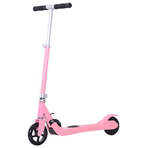 Homcom Trottinette électrique 120 W Pliable pour Enfant 3-7 Ans 6 Km/h...