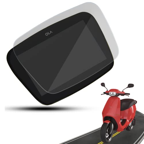 Image of FCS PET Speedometer Screen Protector Guard For Ola S1 / S1 Pro Ev Scooter Screen Guard | 9H Anti Shock Edge To Edge Full | (Matte)