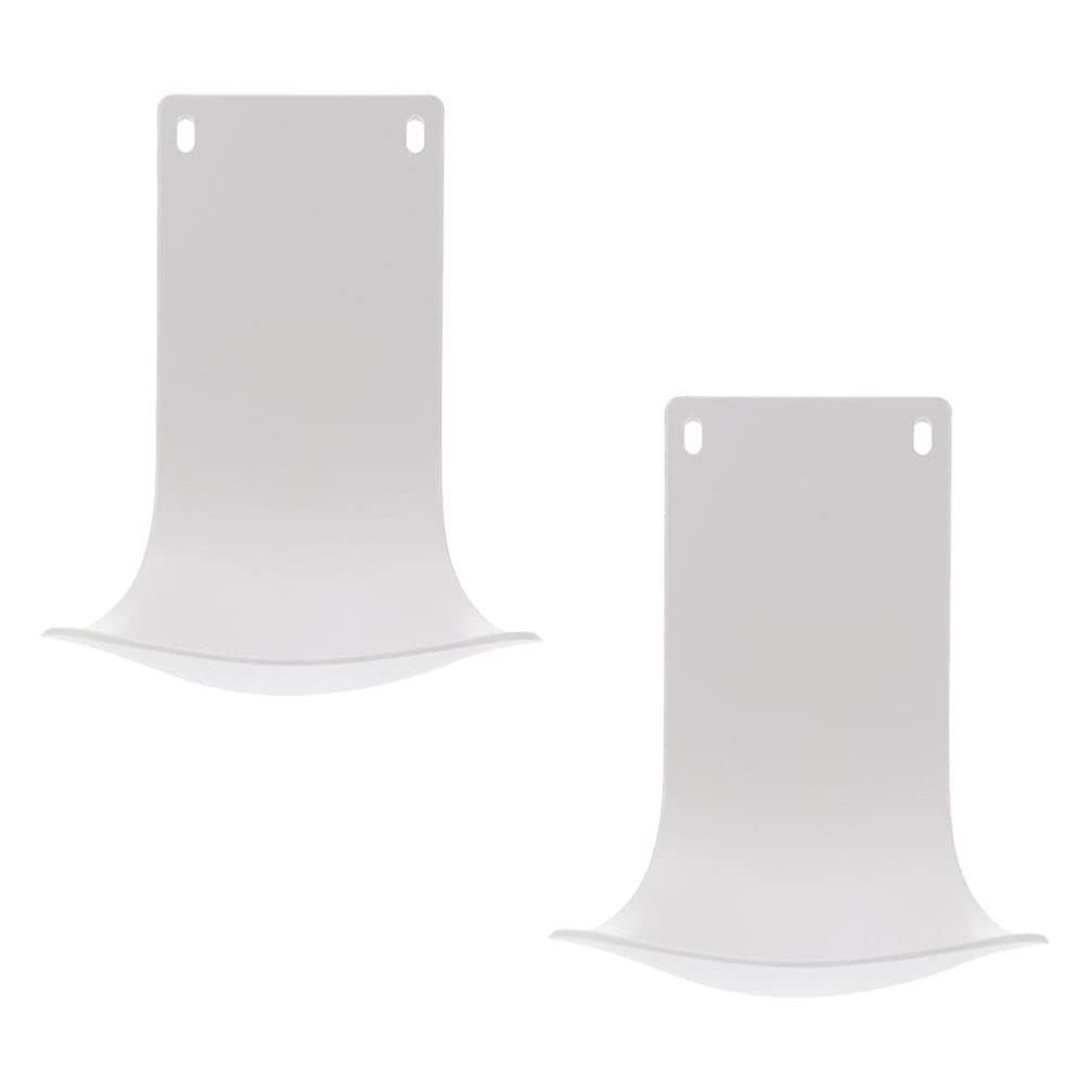 Generic 2Pcs Wall Mounted Drip Tray for Soap Dispenser Plastic Catch Tray