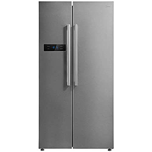 Midea MS689A3 Frigorifero Side by Side 510 L, A+++, Inverter, Total No Frost, Finitura Acciaio Inox