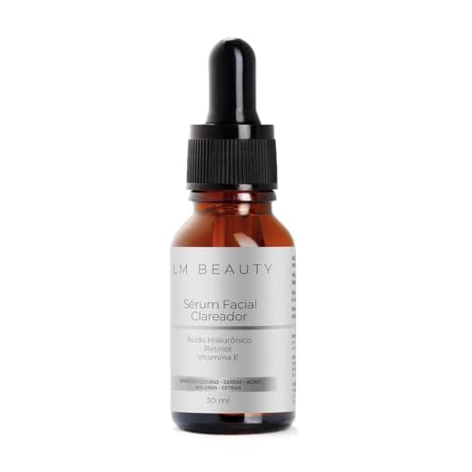 Sérum Facial Clareador com Ácido Hialurônico, Retinol e Vitamina E, 30ml