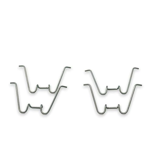 Pinces de fixation S6 Unity U-6598 robustes en métal argenté de qualité