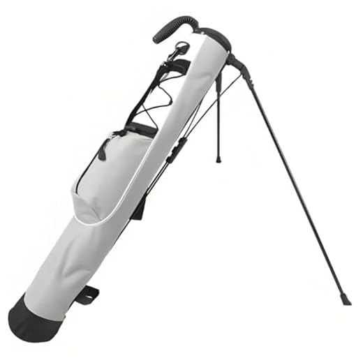 PP-Vic Ultralight Golf Handbag, Portable Pitching And Putting Rack Bag, Portable Club Pack, with Lightweight Straps And Rack, Suitable for Driving Range, Standard Course,Gray