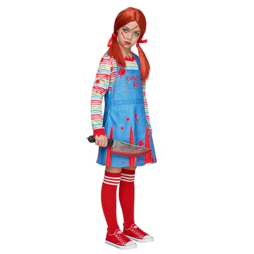 Disfraz Creepy Doll para Niñas Halloween miniatura 3