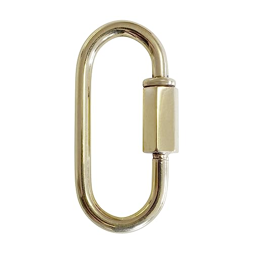 RCH Hardware QL-BR01-50 Brass Quicklink, 7 Gauge, Polished Brass (2 Pack)