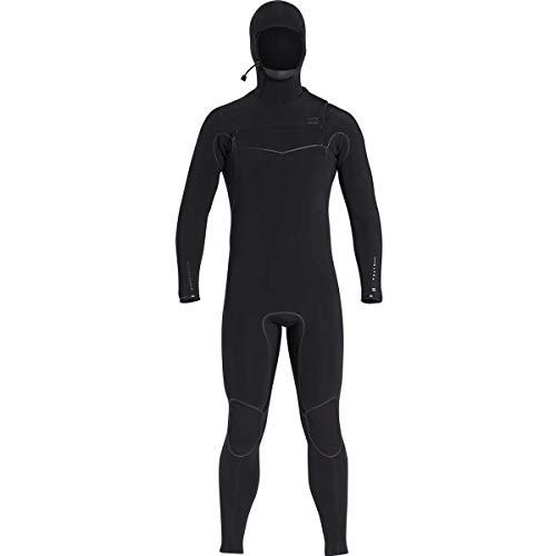 Billabong Men's 5/4 Furnace Ultra Hooded Fullsuit Black Long Sleeve