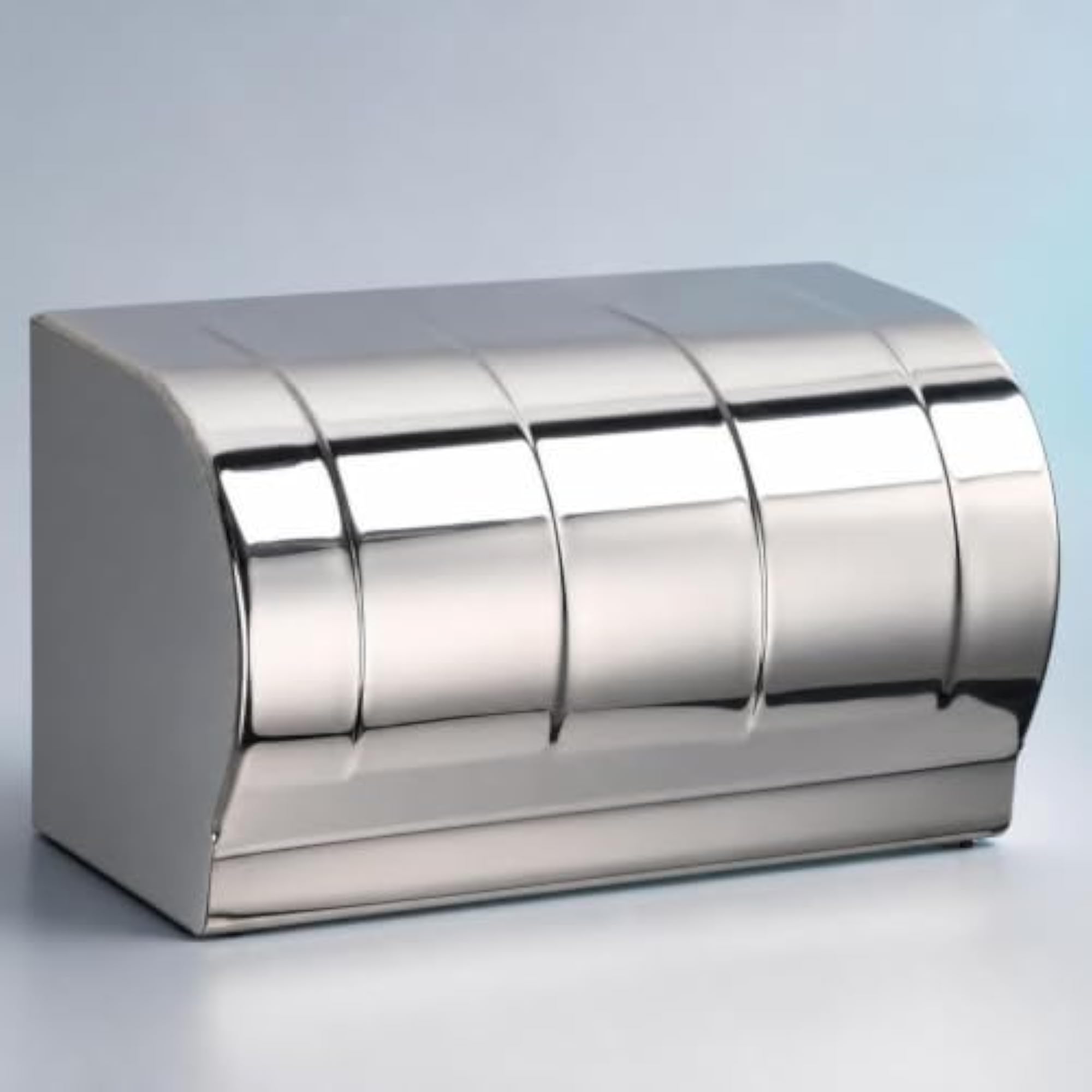 Wall-Mounted Toilet Roll Holder with Shelf