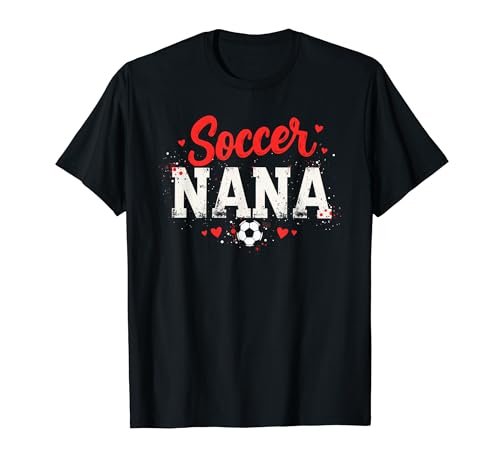 Proud Soccer Nana Funny Grandma Lover Heart Player �t�@�� T�V���c
