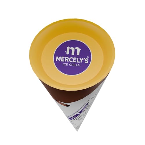 Image of Mercely's Mini Merrycone Chocolate Ice Cream Cone - 45 ML