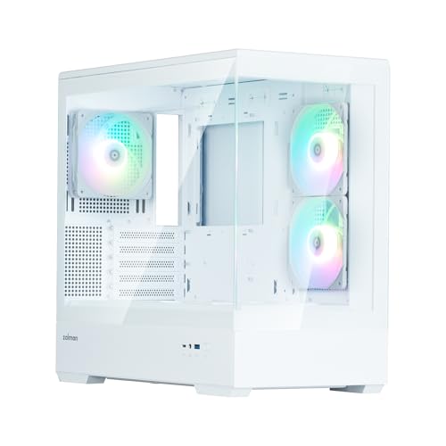 Amazon | ZALMAN P30 White V2 Micro-ATX ミニタワー型PCケース