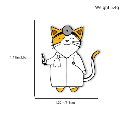 Image of Doctor Nurse Cartoon Pin,Medical Enamel Brooch Jewelry for Nursing Student Backpack Lapel Badge Gifts