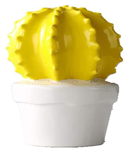 Figurine créative cactus jaune nordique idée cadeau décoration maison et salon