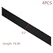MY MIRONEY 4PCS 16.4ft Long Sealing Foam Tape Self Adhesive Weather Strip for Window Door Insulation, Air Conditioning, Craft Tape, 0.2