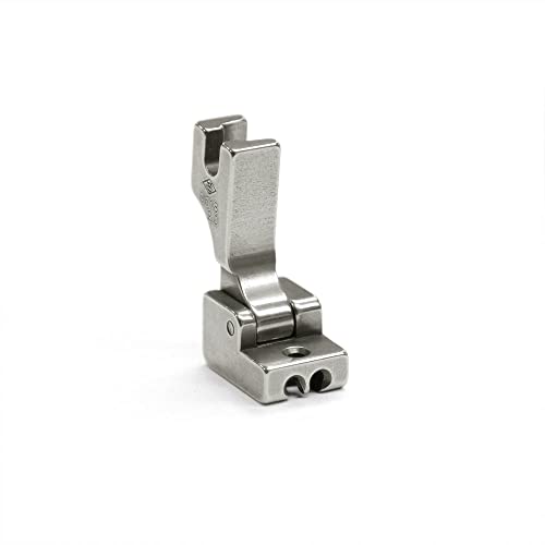 Flat Front Hinged Invisible Zipper Foot for Industrial Sewing Machines