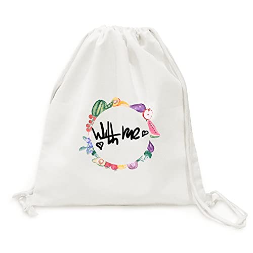 Sac en tissu pliable avec moi au marché pour transporter les légumes frais