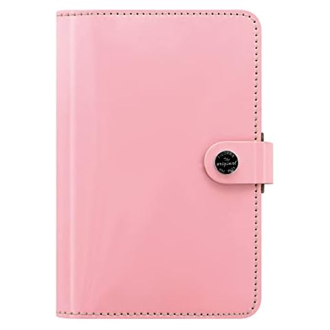 Filofax Der Original Organizer, persönliche Größe, Lackrose - Leder, sechs Ringe, Wochenansicht, Kalenderplaner Cover