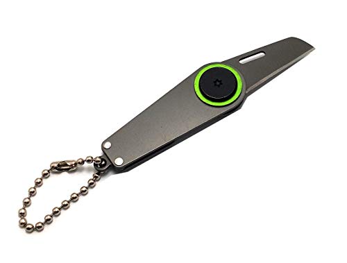 World's Smallest All Purpose Pocket Knife, MAXERI 2.0, Flat Blade, Easy to Open Grips, The Ideal Every Day Carry