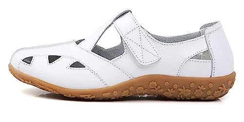 Women's Fashion Comfortable Loafers, Flat Cutout Breathable Sandals, Slip On Lightweight Driving Shoes