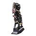 Lord Bhairav Statue 7 Inch | Black & Golden Finish Soapstone Marble Kaal Bhairav Idol with Dog | Handcrafted Kala Bhairava Statue for Home Temple, Puja & Spiritual Decor | Hindu God Sculpture