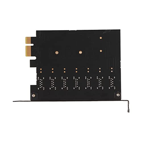 Image of PCIE to USB 3.0 Adapter Card, 5Gbps PCI Expansion Card, with Power Supply Module, 7 USB3.0 Ports, Compatible with USB1.1 /2.0, for Desktop PC