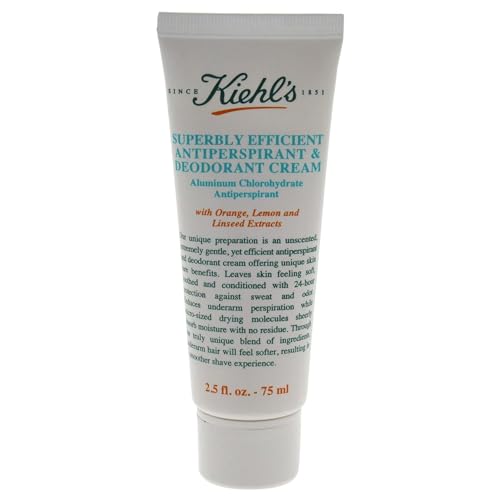 Kiehl's Superbly Efficient Anti Perspirant & Deodorant Cream - Full Size 2.5oz (75ml)