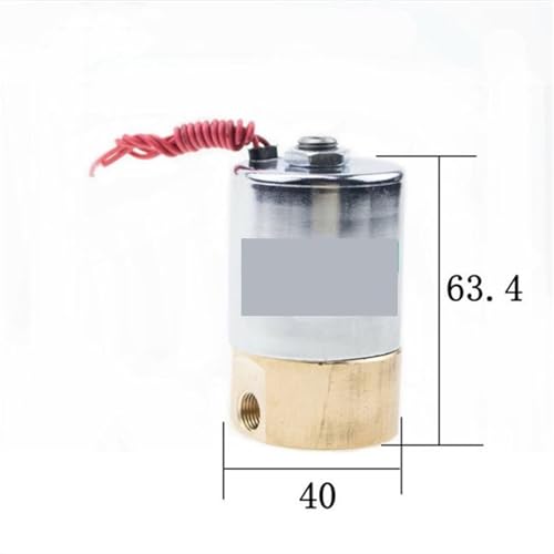 Válvula solenoide Q22XD en aluminio de AC110V para control de aire 3