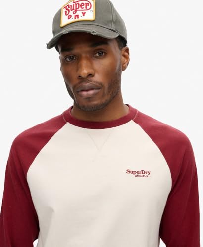 T shirt Superdry Haut de baseball à manches longues avec logo essentiel EU - vue 4
