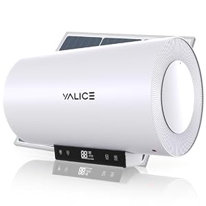 YALICE Water Heaters, Solar Power Water Heater Electric, 2200 Watts Hot Water Heater, 21 Gallons Electric Heater, without Solar Panel, YLS80GF