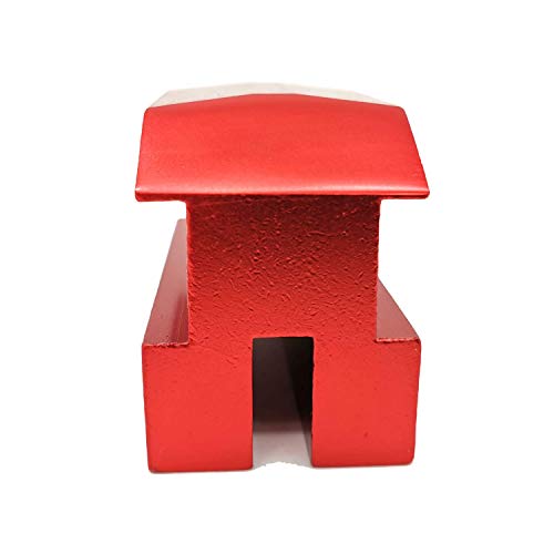 Fudoray Jack Lift Pad Anodized Aluminum For 6Th Gen Chevrolet Camaro Except Convertable, 4 Pieces Red Jacking Lifting Pad #TOP4