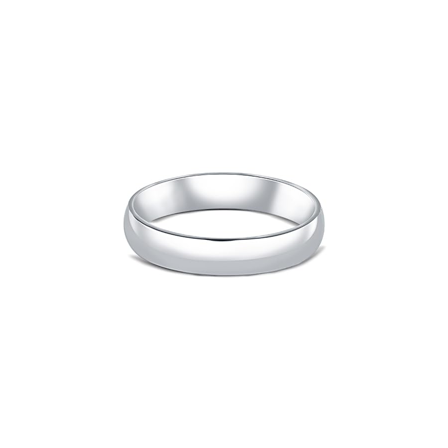 Raajraani Pure 925 Sterling Silver Band | Classic Band | Silver Finish, No Stones |Unisex Ring/Bands | Size 10 (B0CL2JLQNN) Amazon Price History, Amazon Price Tracker