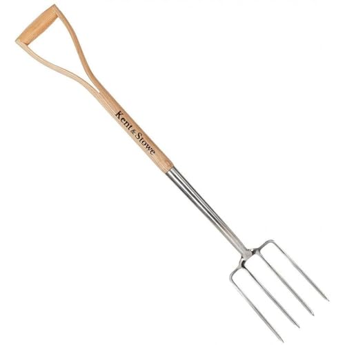 Kent & Stowe Stainless Steel Digging Fork 100% FSC