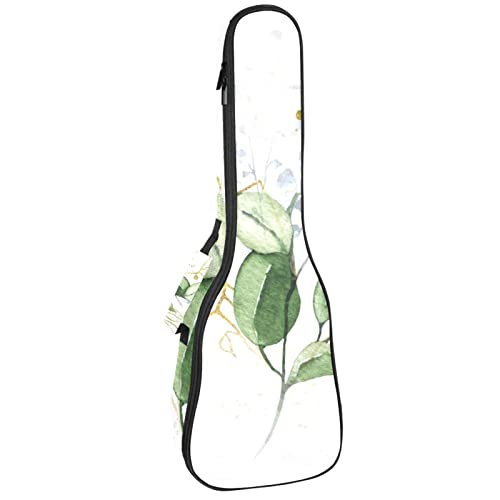 Sac à dos robuste pour ukulélé de concert rembourré et imperméable aquarelle