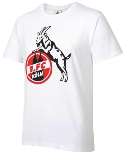1.FC Köln T-Shirt Basic weiß Gr. L