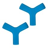 YueShengYCHUANG 2 Straps with Silicone Closure That Adjust Well and Provide Maximum Power for Spearfishing, Blue 5.5CM