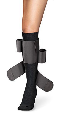 Image of SIGVARIS COMPREFLEX LITE Below Knee Regular Length W /10-15 mmHg Socks; Low Stretch (Small, Beige)