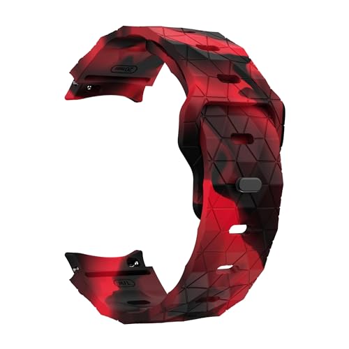 [XGYOMVB] Watch 6 Classic 47mm 43mm/4 Classic 46mm 42mm �u���X���b�g Watch 5/5pro 45mm/4/6 40mm 44mm �p�V���R���X�g���b�v(Red camouflage,Galaxy 