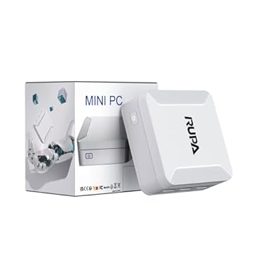 Mini PC 12+512 Branco Mini PC Windows 11, N100 Mini PC 12GB DDR5 RAM 512GB 2,5''SSD, Micro PC Suporte Real 4K HDR 10+ Triple Display, WiFi6, BT5.2, USB3.0, Gigabit Ethernet Mini Computador para