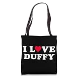 I Love Duffy Matching Girlfriend & Boyfriend Duffy Name Tote Bag