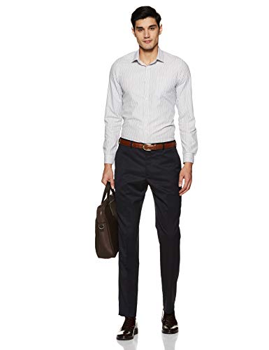 Image of Park Avenue Men's Relaxed Fit Formal Trousers