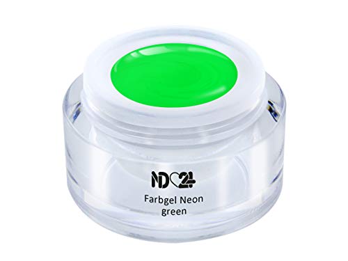 ND24 NailDesign® UV Farbgel für Gelnägel in Studio-Qualität – Nagelgel mit exzellenter Deckkraft & intensiven Gelfarben – Gelnägel Farben für UV & LED Lampen – Neon Green 5ml ND24 NailDesign® UV Farbgel für Gelnägel in Studio-Qualität – Nagelgel mit exzellenter Deckkraft & intensiven Gelfarben – Gelnägel Farben für UV & LED Lampen – Neon Green 5ml