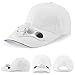 UKKD Cappellino da Baseball Nuova novità Cappello Unisex Hat Ventilatore Raffreddamento Camping Escursionismo Sport Sport Baseball Berretto da Viaggio All'Aperto con Fan Solare Adulto-C